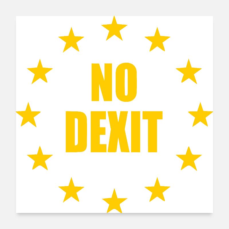 No dexit Poster 60 x 60 cm