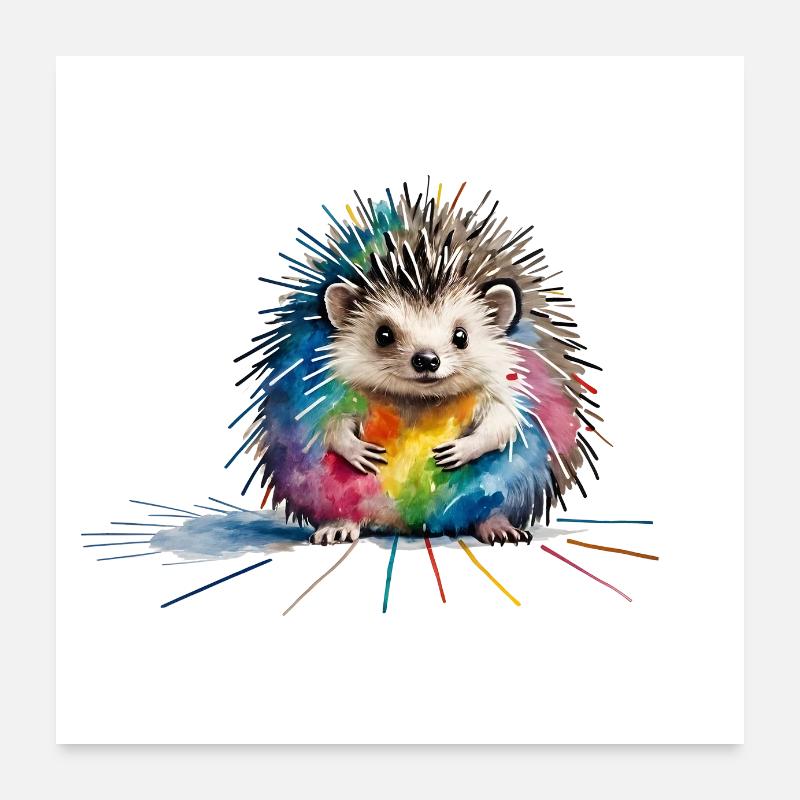 Igel Poster 60x60 cm