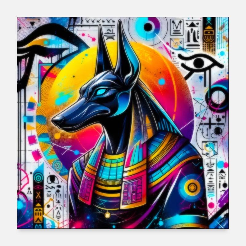 Anubis Poster 24" x 24" (60x60 cm)