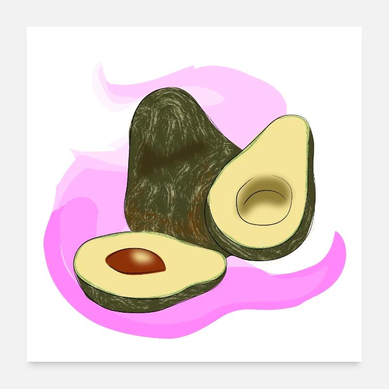 Avocat Poster 60 x 60 cm