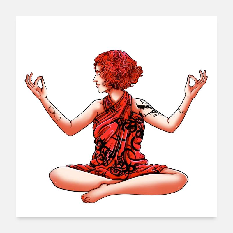 Namasté Poster 60x60 cm