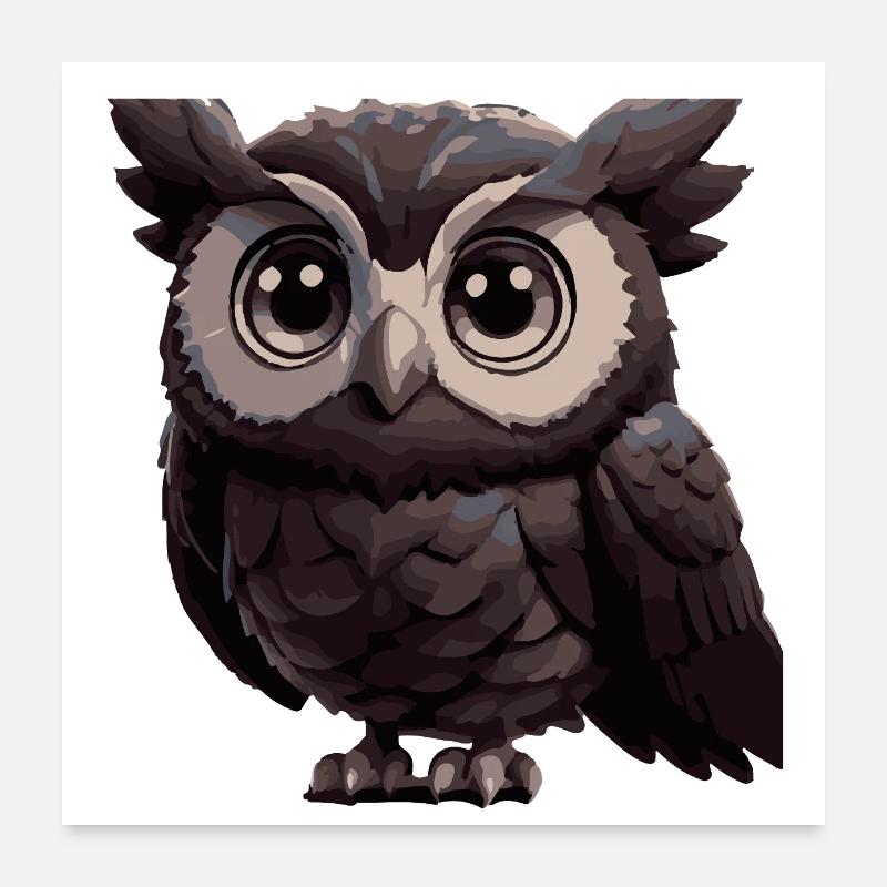 Owl Comic Poster 24" x 24" (60x60 cm)