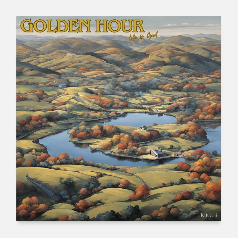 L'ora d'oro Poster 60x60 cm