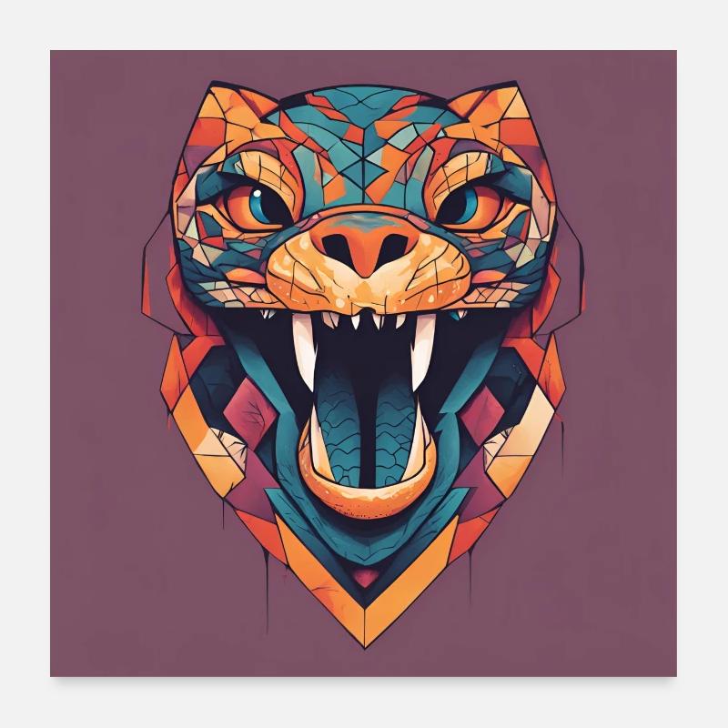 Panthère Poster 60 x 60 cm