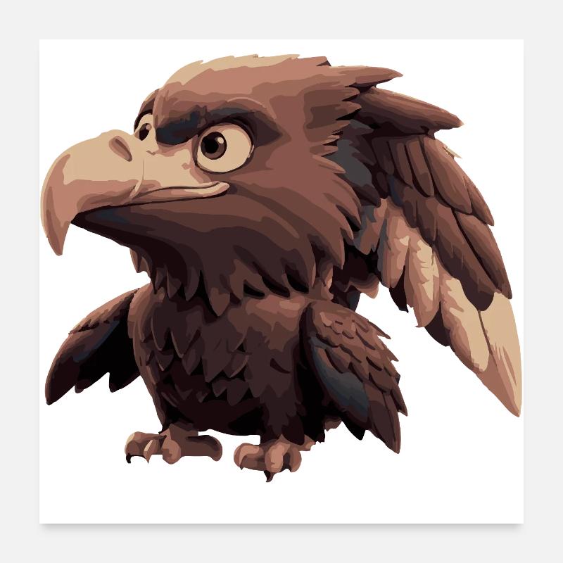 Adler Comic Poster 60x60 cm