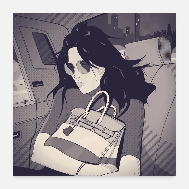 Tag der schlechten Haare Poster 60x60 cm