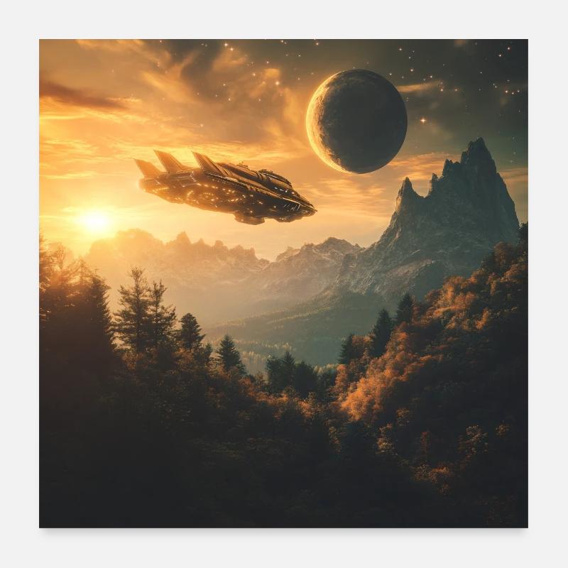 Earth 2 Poster 60x60 cm