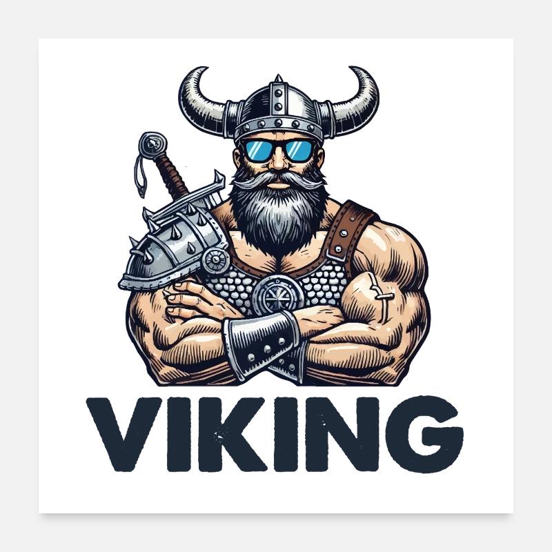 Lunettes de soleil Viking 1 Poster 60 x 60 cm