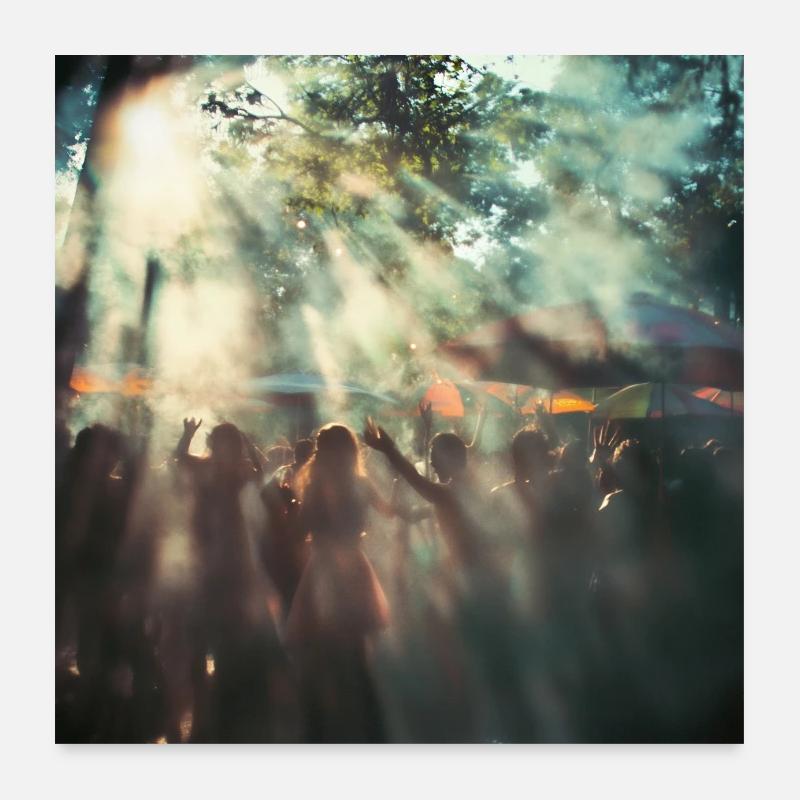 Rave Poster 60x60 cm