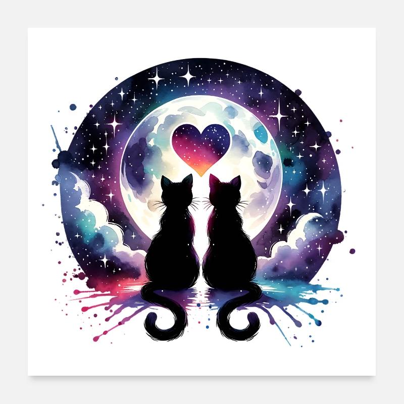 Two - Poster 24" x 24" (60x60 cm) - white