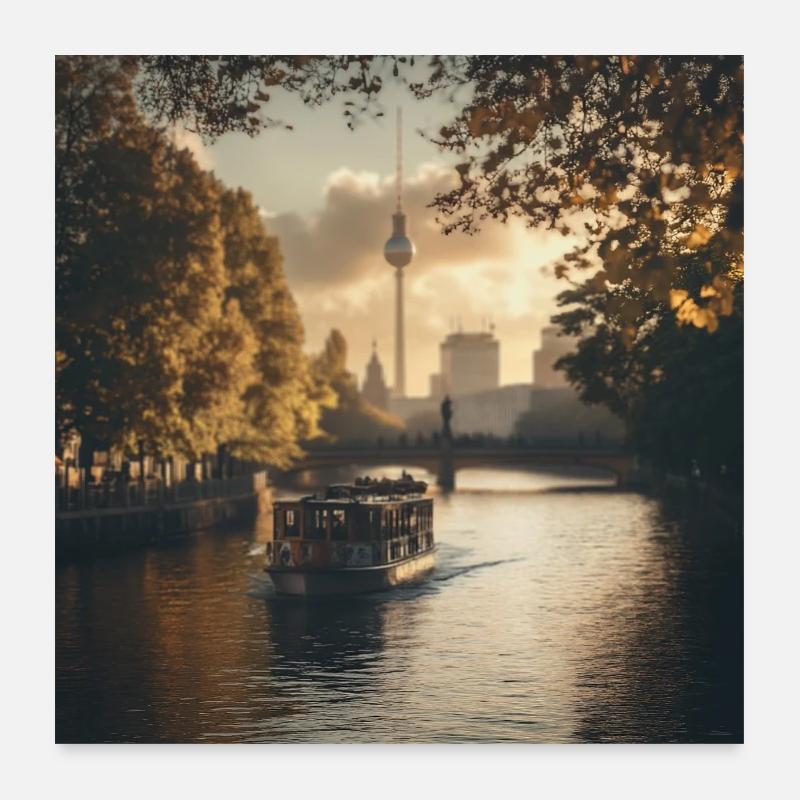 Berlin Poster 60x60 cm