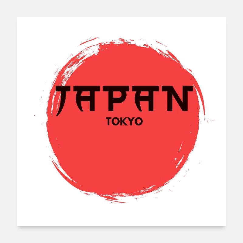JPN - Poster 60x60 cm - Weiß