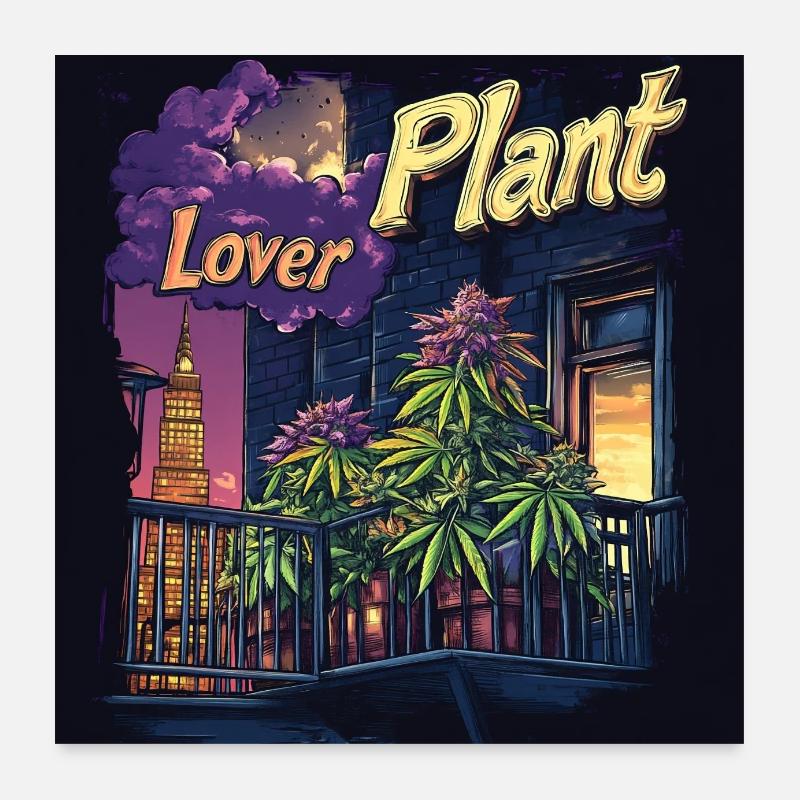 Canabis lover NYC Poster 24" x 24" (60x60 cm)