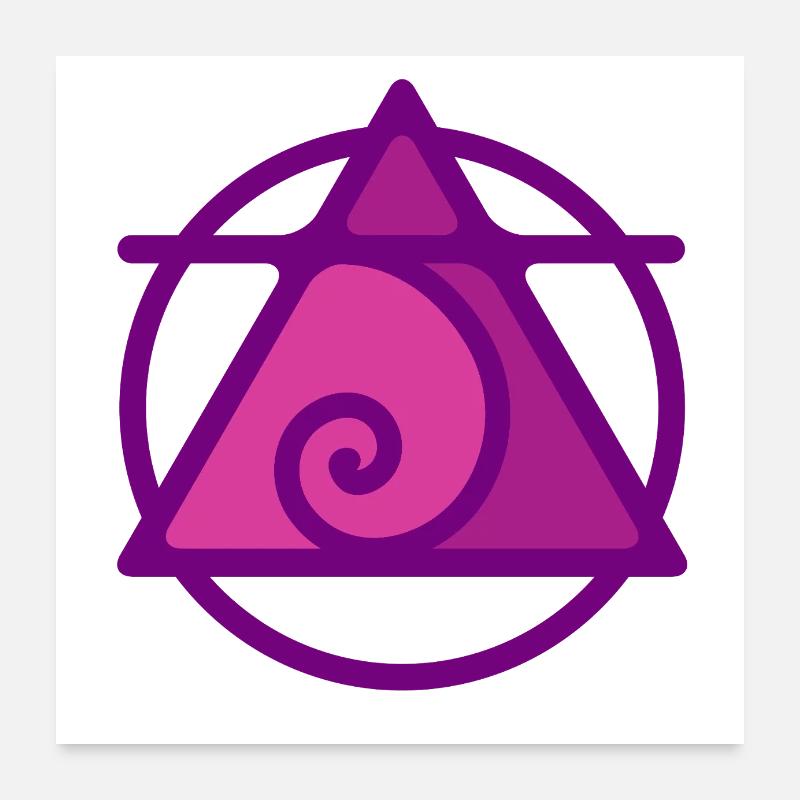 LUFT-ELEMENT Poster 60x60 cm