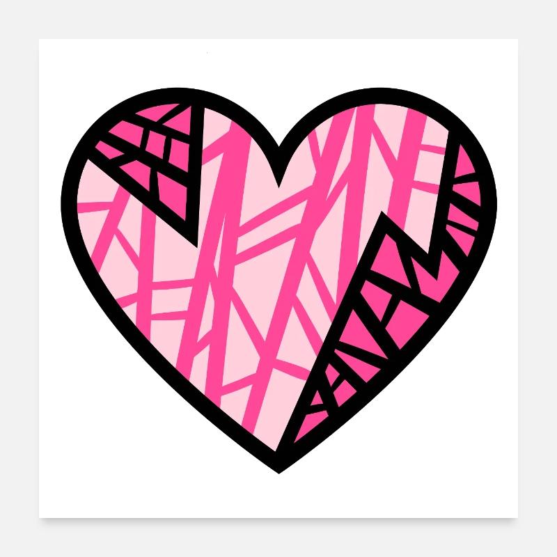 Zärtlichkeit Poster 60x60 cm