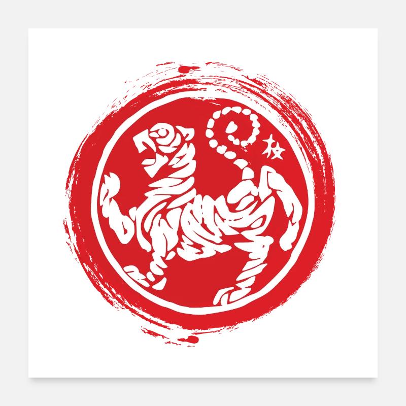 Karaté Shotokan Poster 60 x 60 cm