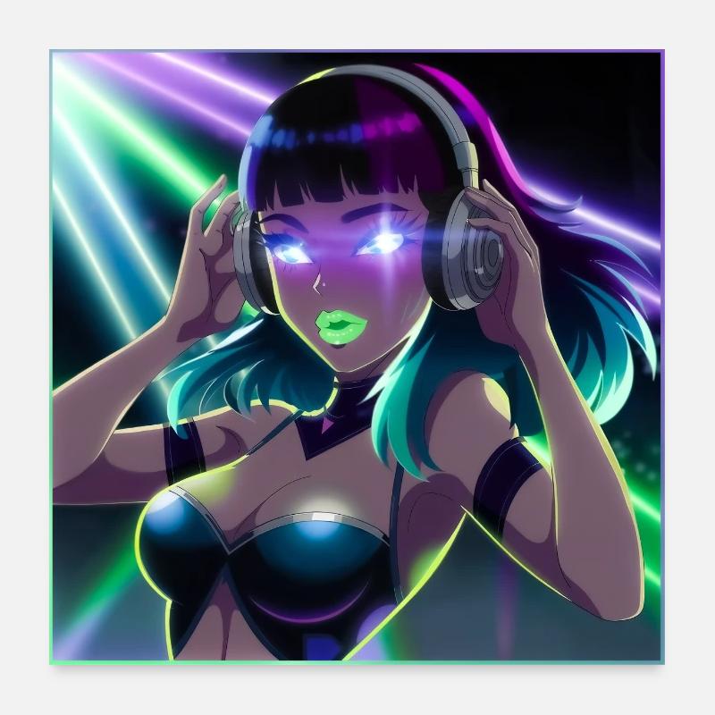 Fêtarde Poster 60 x 60 cm