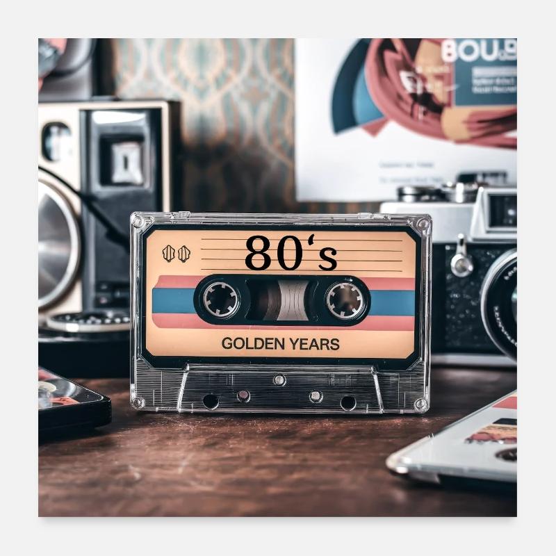 80s Poster 24" x 24" (60x60 cm)
