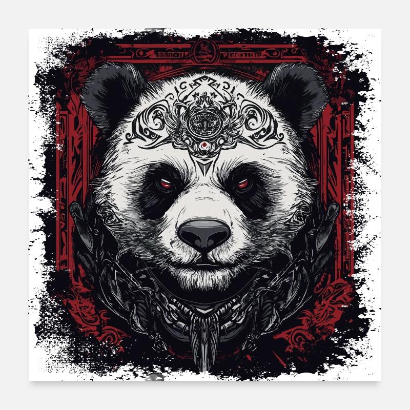 Cool Panda Poster 60 x 60 cm