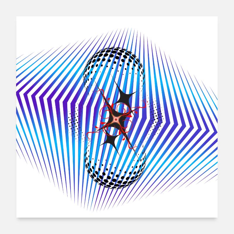 Space Star Poster 60x60 cm
