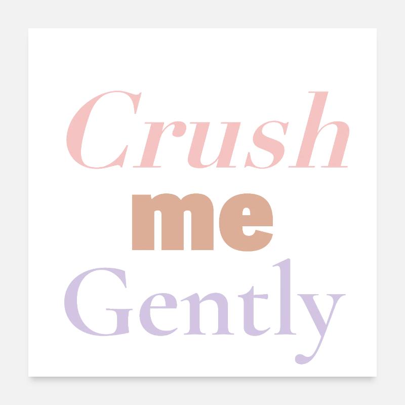 CRUSH - écrase-moi doucement Poster 60 x 60 cm