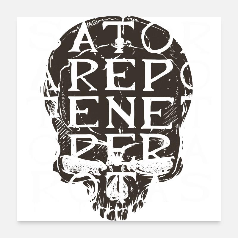 Sator Arepo Tenet Poster 60 x 60 cm