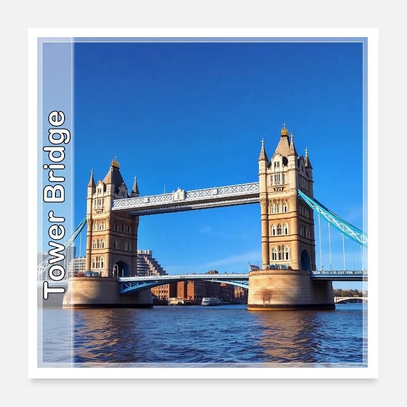 Bridge Poster 24" x 24" (60x60 cm)