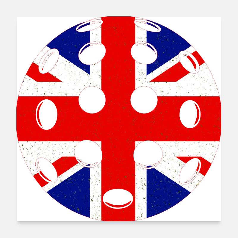 Pickleball UK Poster 24" x 24" (60x60 cm)