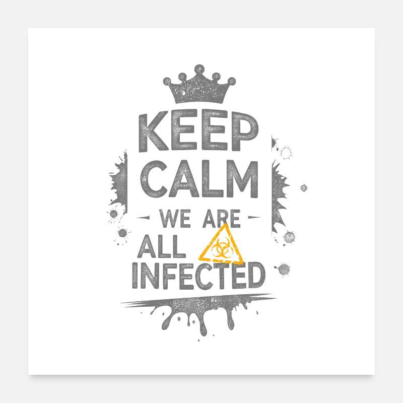 Keep Calm Poster 24" x 24" (60x60 cm)