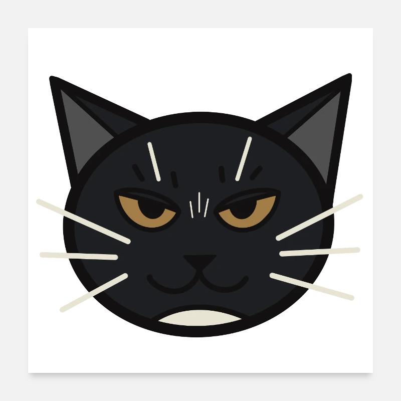 Cookie Le Chat Poster 60 x 60 cm