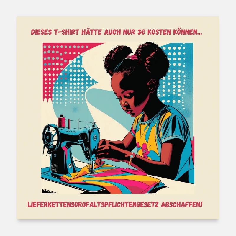 3€ Poster 60x60 cm
