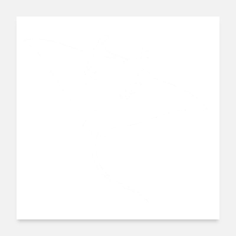 Manta ray Poster 24" x 24" (60x60 cm)