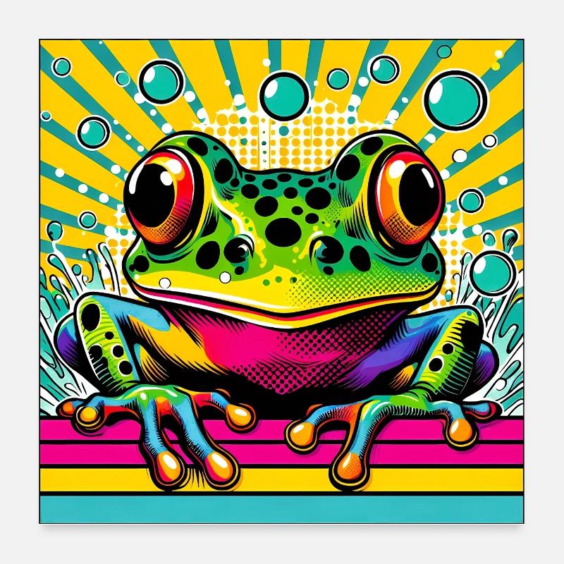 frog Poster 24" x 24" (60x60 cm)