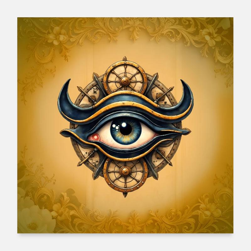 Stellar Mechanical Eye Poster 24" x 24" (60x60 cm)