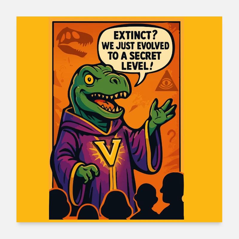 V-Raptor: Evolution auf Geheimstufe Poster 60x60 cm