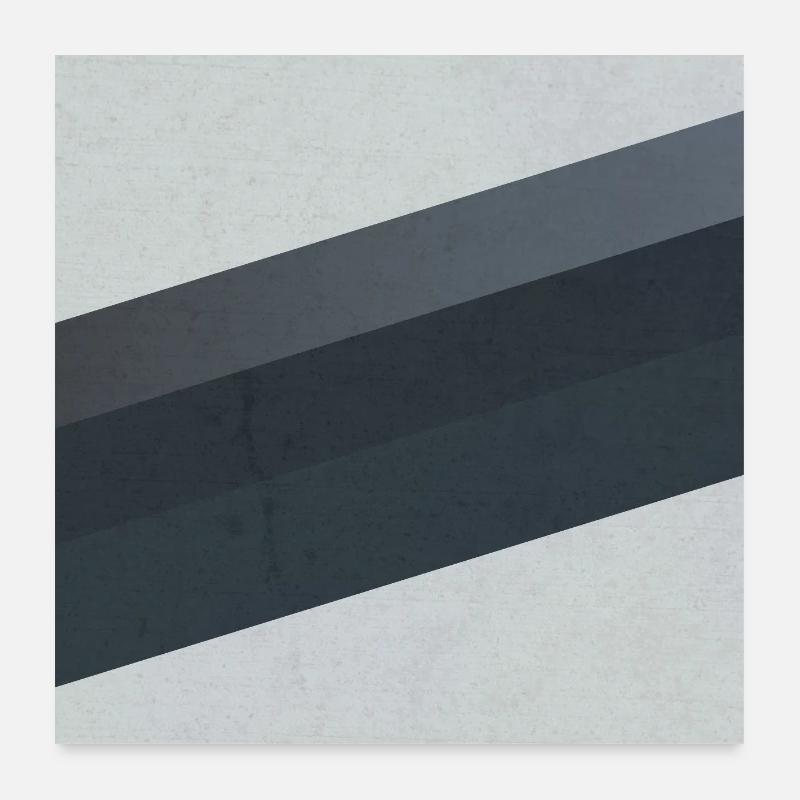 Scandi Geometric Art Grau Sand Poster 60x60 cm