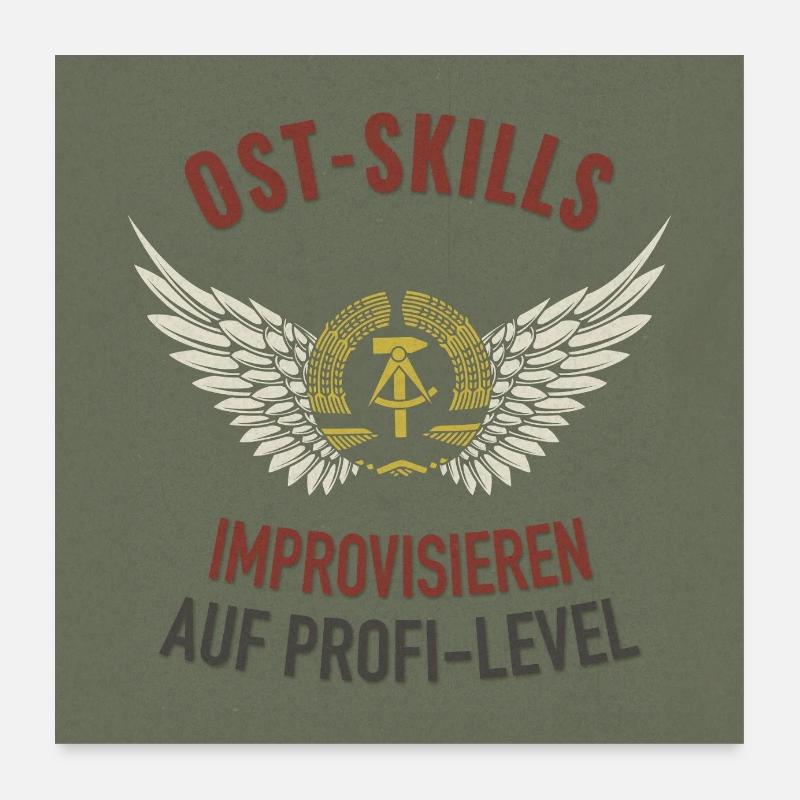 Os-Compétences – Improvisez comme un pro Poster 60 x 60 cm