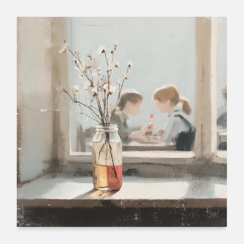 Le secret de l'enfance Poster 60 x 60 cm