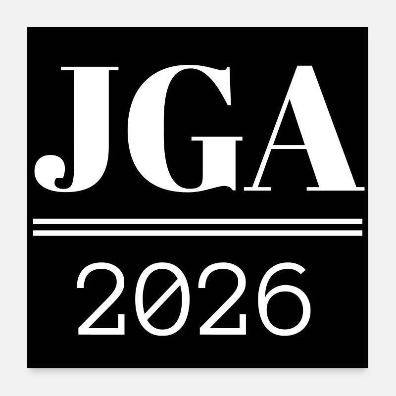 JGA shirt Poster 60x60 cm