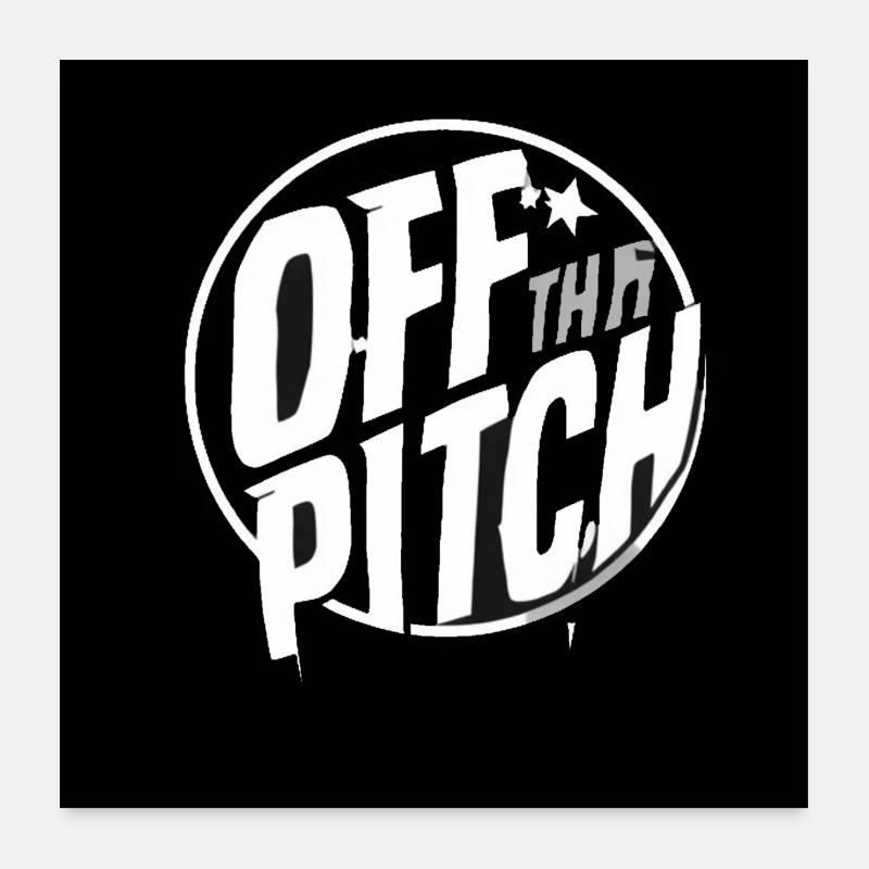 Off the Pitch Circle Logo Poster 24" x 24" (60x60 cm)