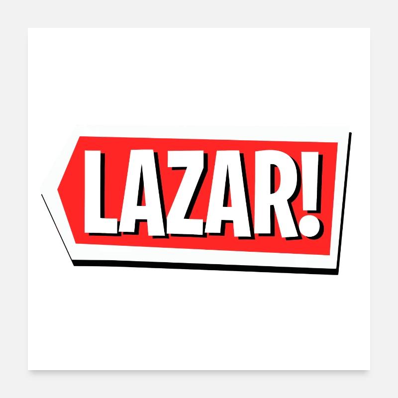 Logo Lazar Poster 60 x 60 cm