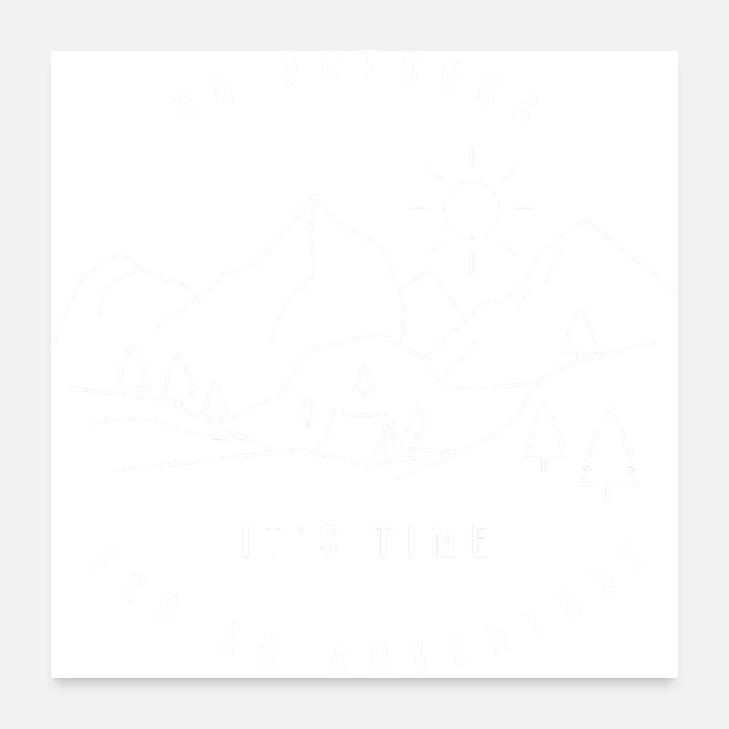 go outdoor Poster 24" x 24" (60x60 cm)