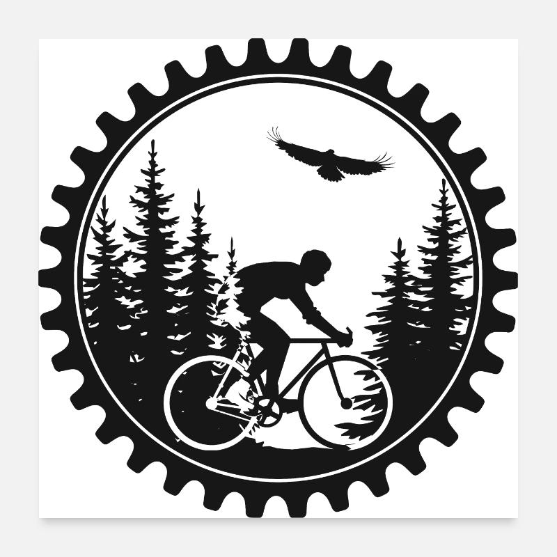 Vélo Poster 60 x 60 cm