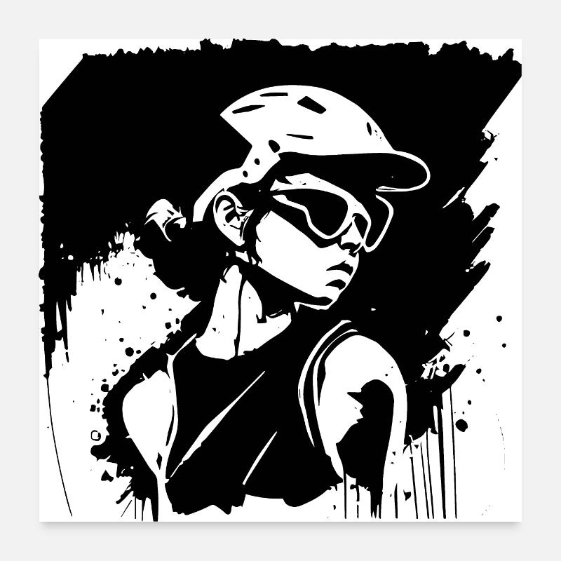 Skate Poster 24" x 24" (60x60 cm)