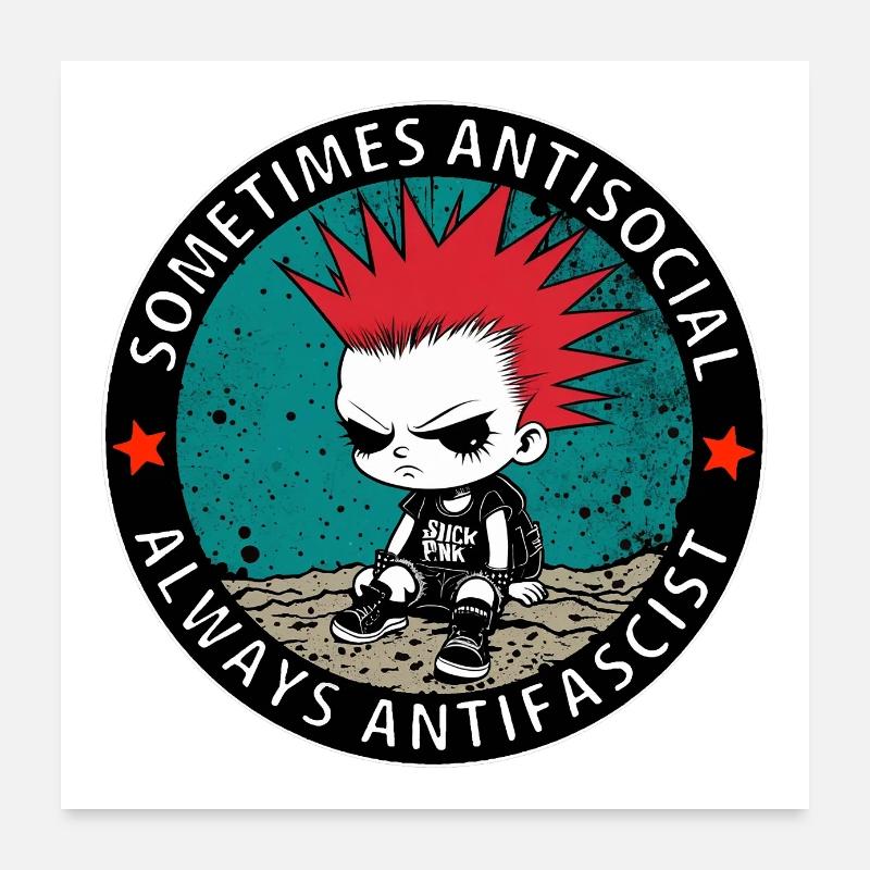 Anti Poster 60x60 cm