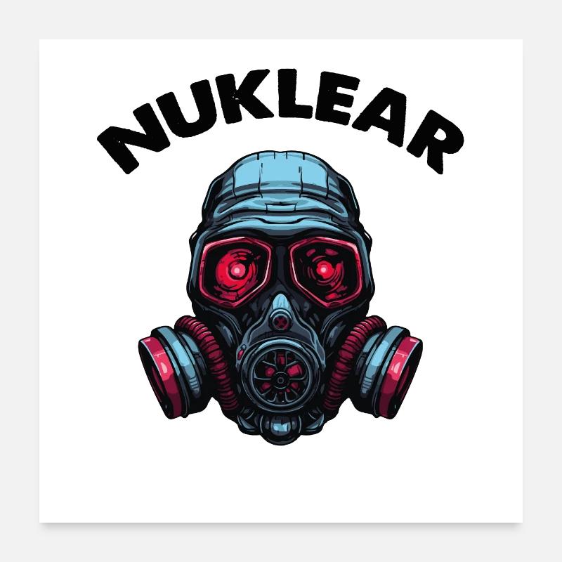 Gas mask Poster 24" x 24" (60x60 cm)