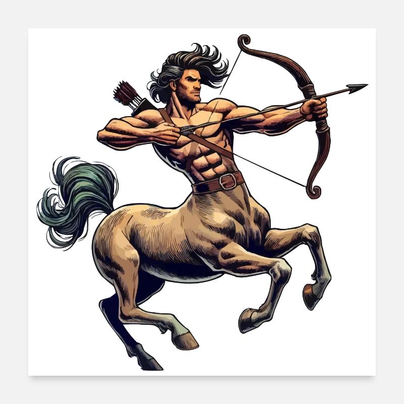 Zentaurus Poster 60x60 cm