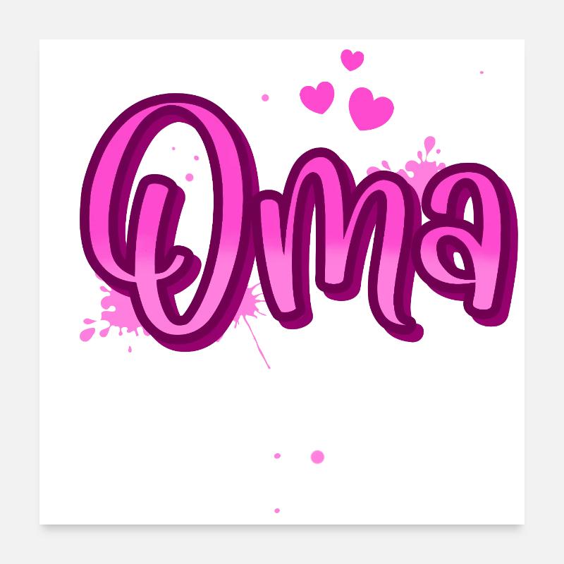 granny Poster 24" x 24" (60x60 cm)