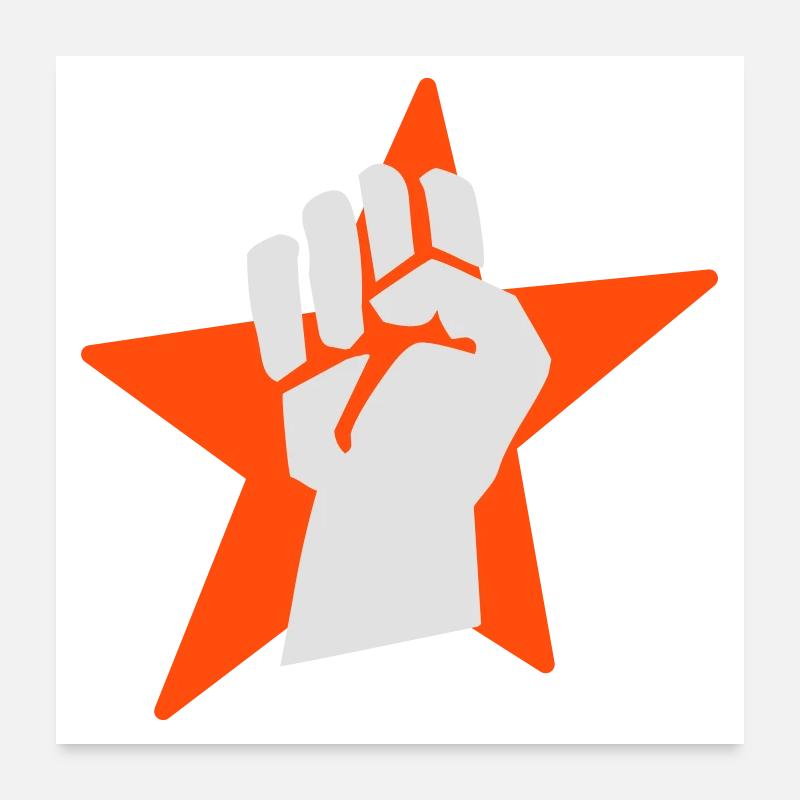 fist faust Poster 24" x 24" (60x60 cm)