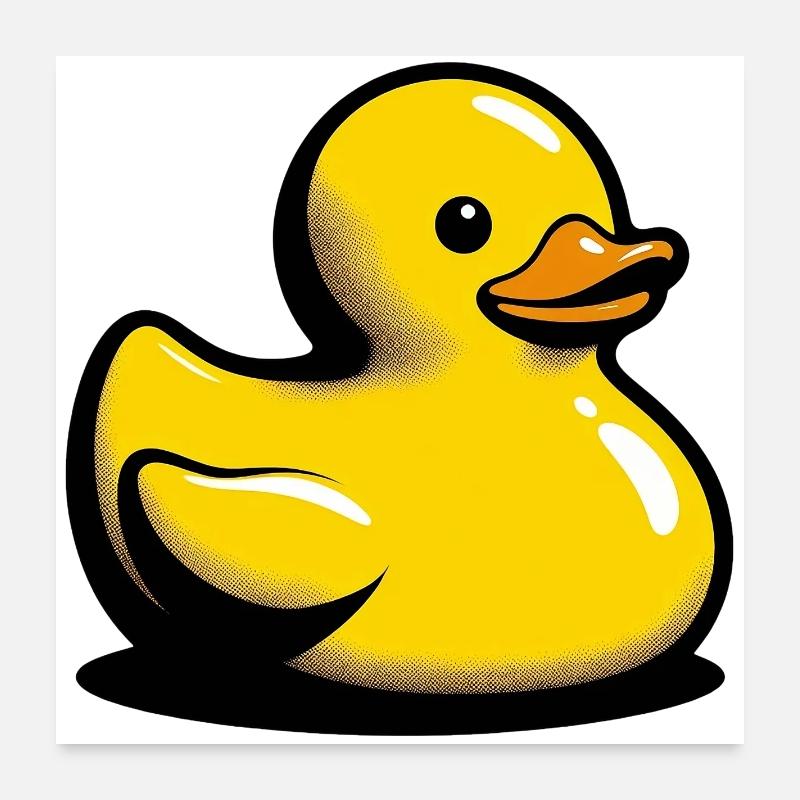 Caneton Canard Canard Canard Poster 60 x 60 cm